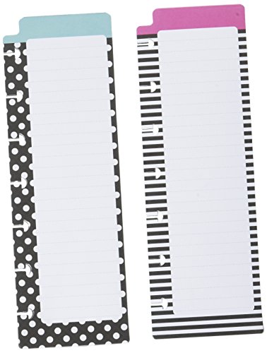 me & my BIG ideas PADL-05 Create 365 The Happy Planner Notepads, Black and White