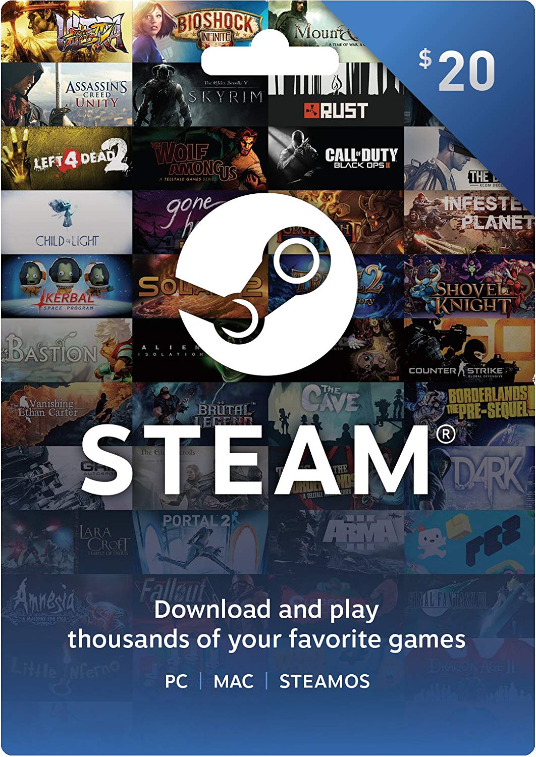 Steam Gift Card - $20