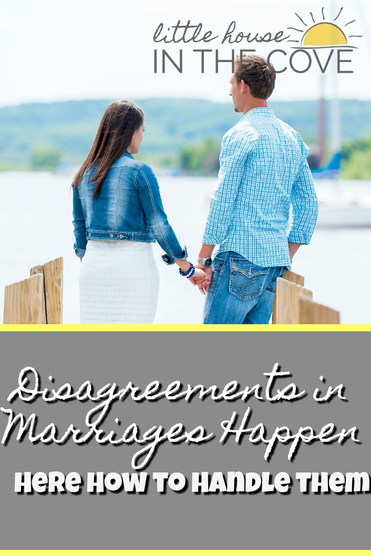 Disagreements in marriages are going to happen. How we chose to handle those disagreements is what causes growth or destruction.