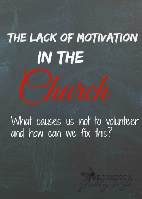 Lack Of Motivation In The Church