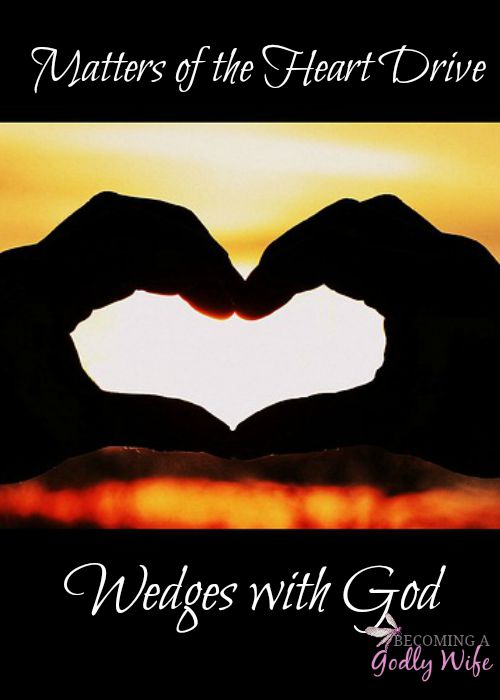 Matters of the Heart Drive Wedges with God