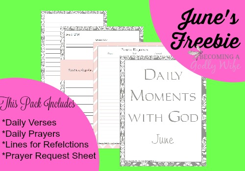 Daily Moments with God- June