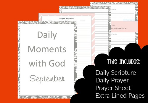 Daily Moments with God – September