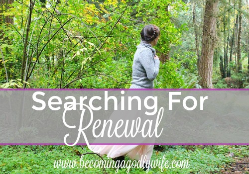 Searching for Renewal