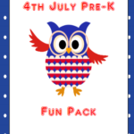 If you are looking for something simple, fun and festive for your young learner to do for 4th of July then you will love this packet. Inside there is a short matching game, counting activity and even alphabet tracing. 